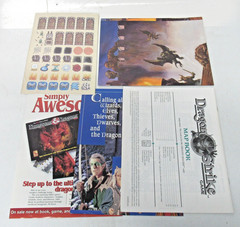 TSR 1400 Dragon Strike Game 1993 Complete Unpunched *READ* VHS Damage