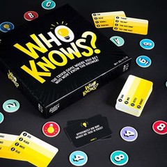 Who Knows? Trivia Game | 2-8 Players