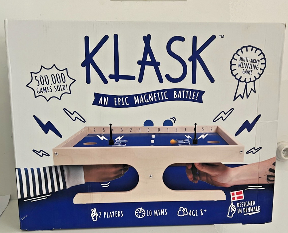 New KLASK The Epic Magnetic Battle Game – Unopened and Sealed