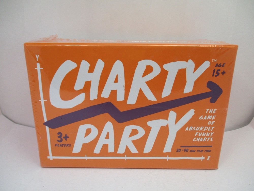 Charty Party The Game of Absurdly Funny Charts Adult Card Game NEW SEALED