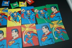 (16) Board Game Pieces Cards DC Comics Superman 3 III Movie Parker Brothers 1982