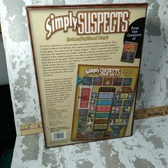 Simply Suspects The Game of Suspicion and Betrayal Board Game – Open Box