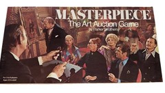 Vintage Masterpiece The Art Auction Board Game 1970 Parker Brothers Complete