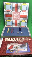 Vintage Parcheesi Board Game of India 1989 Milton Bradley Royal Complete