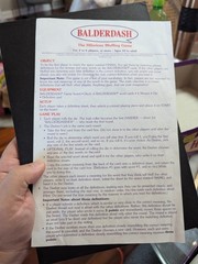 BALDERDASH Board Game 100% COMPLETE 1995 VINTAGE BD1C