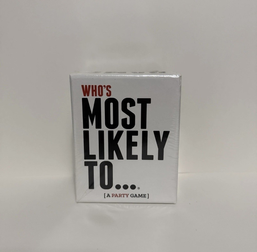 Whos Most Likely to…A Party Game  New in Sealed Box Kinda Clean Family Edition