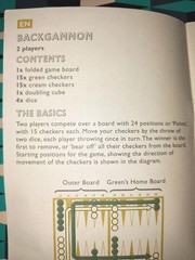 Ridley’s Games Room Backgammon Board Game Strategy Turquoise + Cream UNUSED