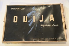 Ouija Board 600 Parker Bros Game William Fuld Box Planchette Salem, Mass EUC