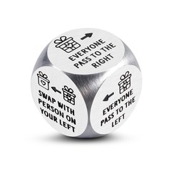 Gift Exchange Dice Game – Fun Family Activity, Stocking Stuffers, White Elephant