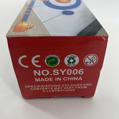 Tabletop Travel Size Curling Game Yi MA Toys 2+ Players New Sealed