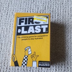 First & Last Drinking Card Board Game by Hunch Studios, 2021, New Sealed