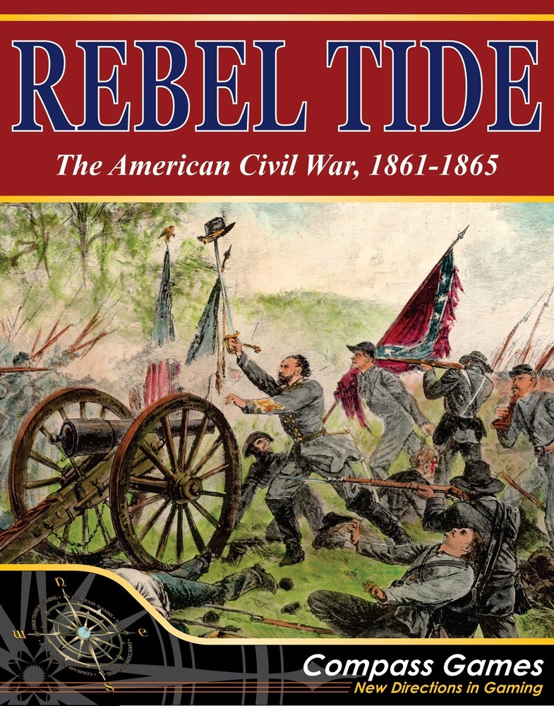 Compass Games Rebel Tide Civil War 1861-1865 Factory Sealed Copy