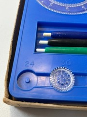 KENNER SPIROGRAPH #401 Blue Tray Box & Instructions Missing READ Vintage 1967