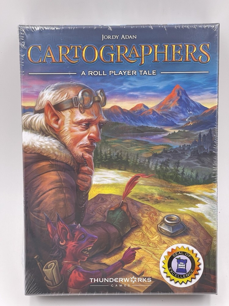 Jordy Adan Cartographers A Roll Player Tale Board Game New Sealed