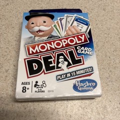 Monopoly Deal Card Game Hasbro Game New in Box. 2-5 Players. Play In 15 Minutes
