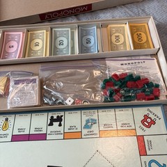 Vintage 1961 Monopoly Board Game Rare Original Old Complete