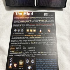 The Mind Wolfgang Warsch Let’s Become One…! Card Game 2-4 8+ 20 Minutes New