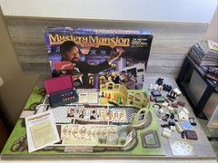 1995 Mystery Mansion Electronic Talking Game Parker Bros (Missing 2 Movers)