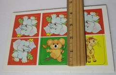 Vintage 1991 New Open Box Golden Animal Dominoes Matching Cards