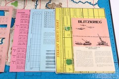 1965 Avalon Hill Blitzkrieg Lightning Warfare Complete Game 100% Complete