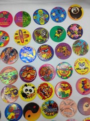 Lot of 220 Pogs / Milk Caps, Vintage 1990s Retro Nostalgia! Mix Take A Look!