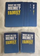 What Do You Meme? Family Edition On The Go! Card Game Ages 8+ 3 to 20 Players