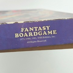 Dungeon! Vintage 1981 TSR Fantasy Boardgame Dungeons & Dragons Era Incomplete