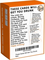 Adult Drinking Card Game for Parties – 100 Cards for 2-8 Players