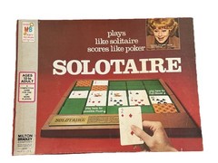 Vintage 1973 New Sealed SOLOTAIRE Solitaire Game ~ Milton Bradley Lucille Ball