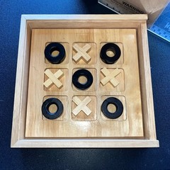 Westfield Collection Wooden Tic Tac Toe Game Board Fun for All Ages