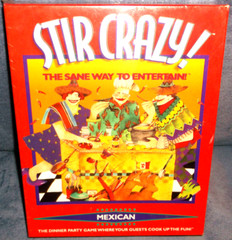 STIR CRAZY – THE SANE WAY TO ENTERTAIN – DINNER PARTY MEXICAN COOKING GAME – NEW
