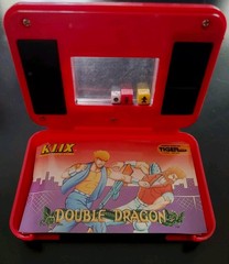 DOUBLE DRAGON Tiger Pocket Travel Games 1989 Klix COMPLETE w/ Manual & Pieces