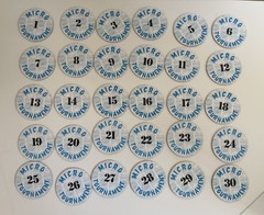The World POG Federation Micro Tournament Game Pack 30 Pogs , 4 WPF Kinis, mat