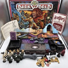 1991 Dark World Game by Mattel Complete Fantasy Adventure RPG Vintage Board Game