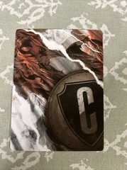 2015 DC Comics Crisis 2 Deck Game Booster Gold Oversize Crisis Super Hero Card!