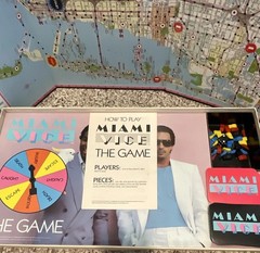 Miami Vice Miami Vice: The Game Strategy Board Game 2-4 Players 10+