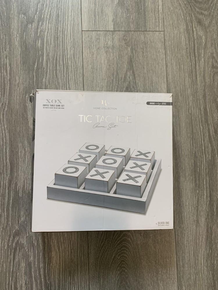 XOX Tic Tac Toe HOME COLLECTIONS Coffee Table Game Set
