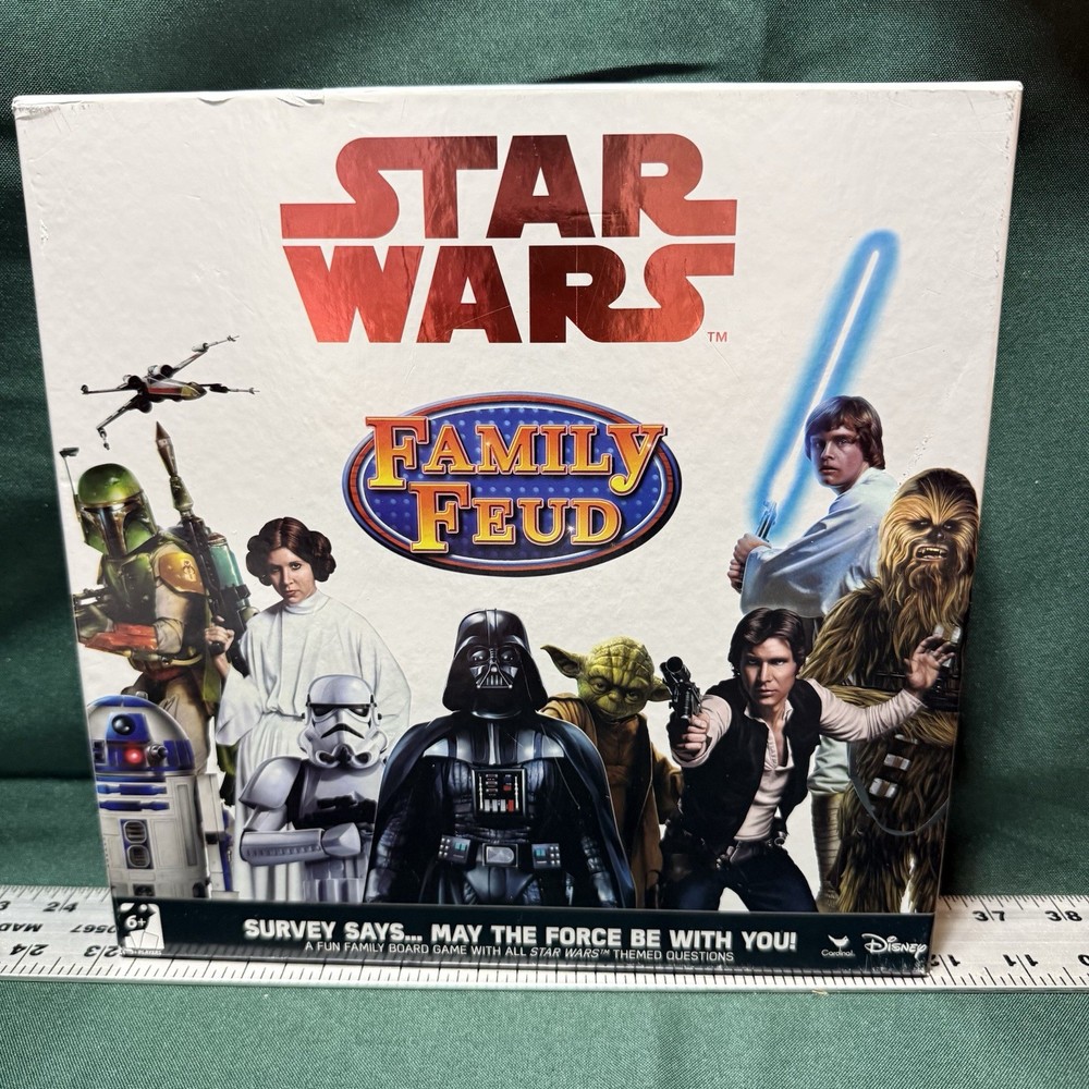 Star Wars Family Feud Board Game Disney Cardinal Star Wars Edition Ships Free
