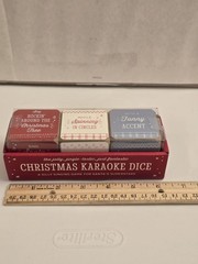 DEMDACO Christmas Karaoke Dice (Holiday Party Starter) Used: FREE SHIPPING