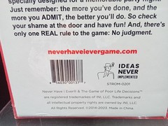 Never Have I Ever Party Card Game – The Game Of Poor Life Decisions For Ages 17+