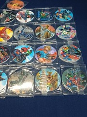 Lot of 25 DC Comics Justice League Pogs Tazos Caps – Chipicao Cardboard Sealed