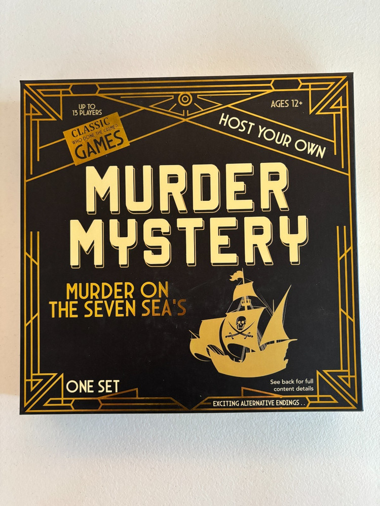 Murder on the Seven Seas – Murder Mystery Board Game Up to 13 players 12+ Years