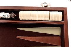 Vintage Pro Tournament Backgammon Set For Restoration 70-80s 23.5″ 1.4″ Checkers