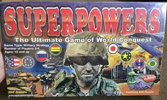 NIB SUPERPOWERS: Ultimate Game of World Conquest Military Strategy Board Sealed
