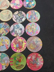 60 Vintage Tazos Sabritas Pogs Mexico Rare 1994-1995 Warner Bros, 20th C Fox Mix