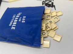 Vintage 1954 Spears England Deluxe Scrabble