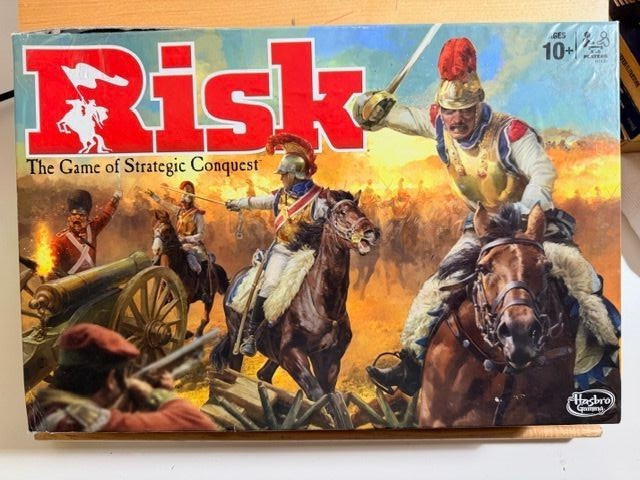 Risk The Game Of Strategic Conquest Board Game New-Open Box All Pieces Sealed