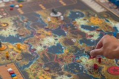 Engine-Building Strategy Board Game for 1-5 Players, Area Control, Mechs