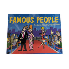 Famous People Game of Celebrity Impersonations Kheper NIB Age 8+, 4-16 Players