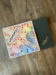 Monopoly Board Game Mulberry Luxury Bag UK Limited Edition Sealed England RARE